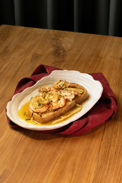 Roasted Garlic Prawns